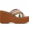 Women's Zodiac Nessa-Raffia Wedge Platform Sandals -Puma-shop 1 1100