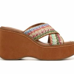 Women's Zodiac Nessa-Raffia Wedge Platform Sandals