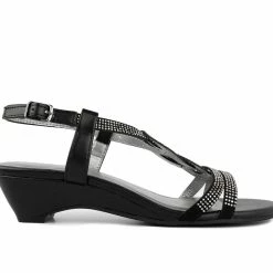 Women's London Fog Meadow Wedge Sandals