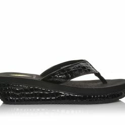 Women's Volatile Mini Croco Wedge Sandals