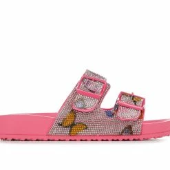 Girls' Madden Girl Little Kid & Big Kid Teddy Rhinestone Footbed Sandals