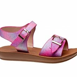 Girls' Nanette Lepore Toddler Double Buckle Wedge Sandals