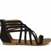 Women's Journee Collection Hanni Wide Sandals -Puma-shop 1 2120
