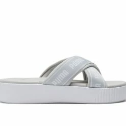 Women's Puma Platform Slide Tape Sport Slides
