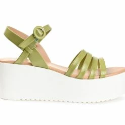 Women's Journee Collection Mirrage Platform Sandals