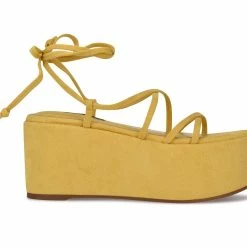 Women's Nine West Benet Platform Wedge Sandals
