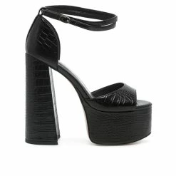 Women's London Rag Alice Block Heel Platform Sandals