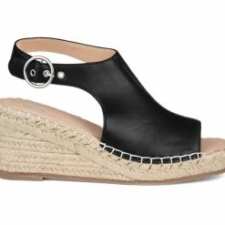 Women's Journee Collection Crew Espadrille Wedges