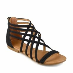 Women's Journee Collection Hanni Wide Sandals -Puma-shop 2 1060