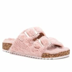 Girls' Olivia Miller Little Kid & Big Kid Cloud Lounge Fuzzy Footbed Sandals -Puma-shop 2 1250