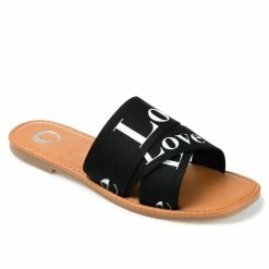Women's Journee Collection Ivante Flat Slip-On Sandals -Puma-shop 2 1293