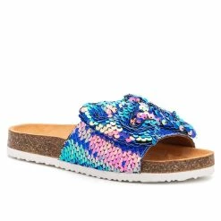 Girls' Olivia Miller Little Kid & Big Kid Shimmering Bow Footbed Sandals -Puma-shop 2 1382