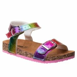 Girls' Kensie Girl Toddler Double Buckle Rainbow Sandals -Puma-shop 2 1412