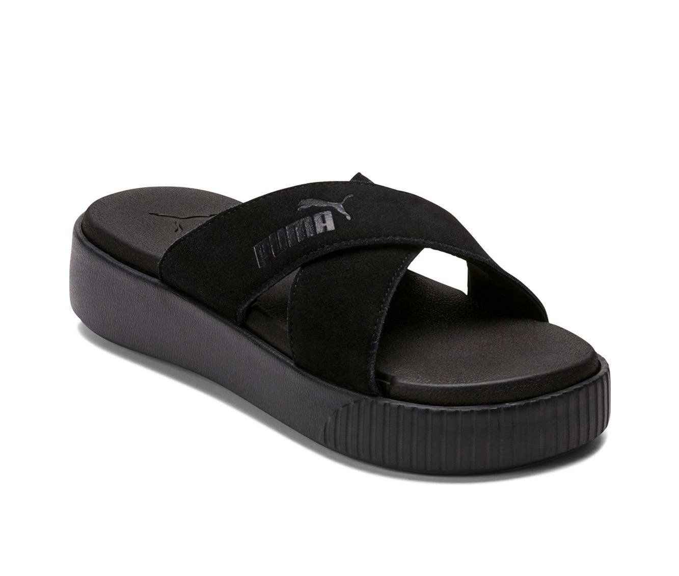 Women's Puma Platform Slide Suede Sport Slides 5 Women's Puma Platform Slide Suede Sport Slides - Image 3