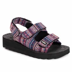 Women's MUK LUKS Wave Curl Platform Sandals -Puma-shop 2 173