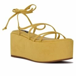 Women's Nine West Benet Platform Wedge Sandals -Puma-shop 2 269