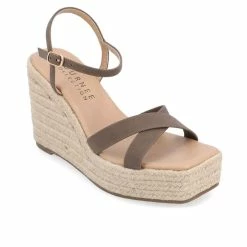Women's Journee Collection Raniya Espadrille Wedge Sandals -Puma-shop 2 474