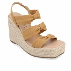 Women's Journee Collection Santorynn Espadrille Wedge Sandals -Puma-shop 2 480