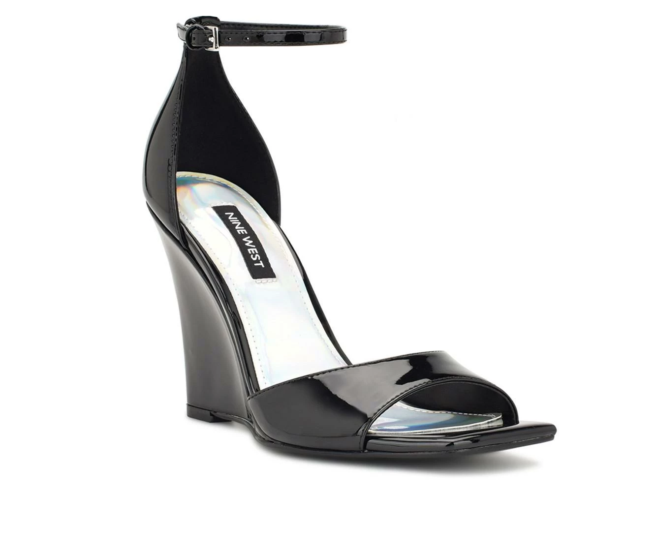 Women's Nine West Hallena Wedge Dress Sandals 5 Women's Nine West Hallena Wedge Dress Sandals - Image 3