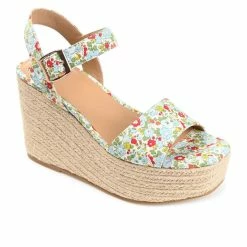 Women's Journee Collection Pearrl Espadrille Wedge Sandals -Puma-shop 2 664