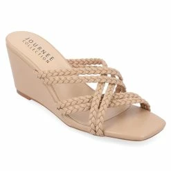 Women's Journee Collection Baylen Wedge Sandals -Puma-shop 2 698