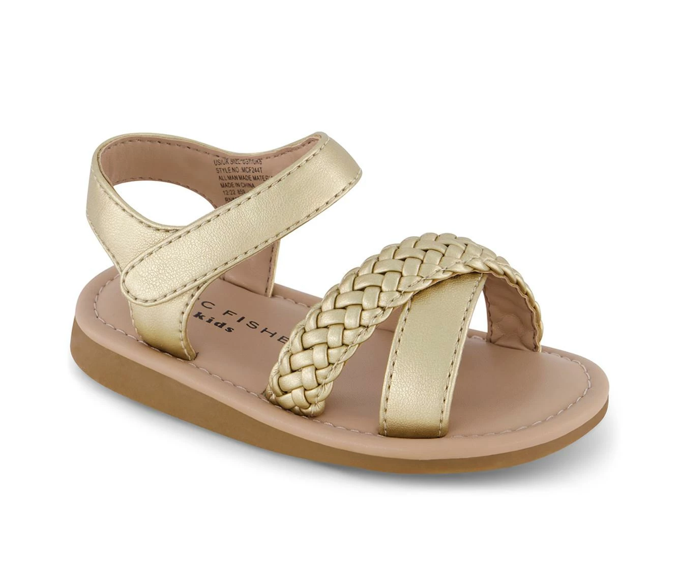 Girls' Marc Fisher Children's Toddler & Little Kid Apple Braid Strap Sandals 5 Girls' Marc Fisher Children's Toddler & Little Kid Apple Braid Strap Sandals - Image 3