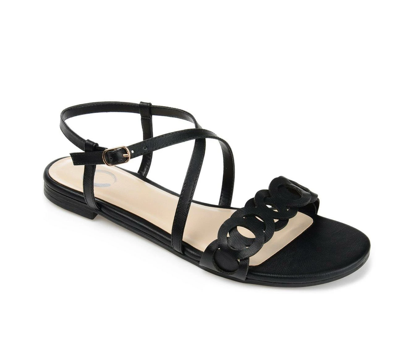 Women's Journee Collection Jalia Flat Sandals 5 Women's Journee Collection Jalia Flat Sandals - Image 3