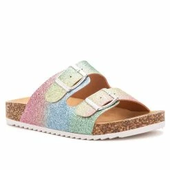 Girls' Olivia Miller Little Kid & Big Kid Rainbow Destiny Footbed Sandals 10 Girls' Olivia Miller Little Kid & Big Kid Rainbow Destiny Footbed Sandals -Puma-shop 2 927