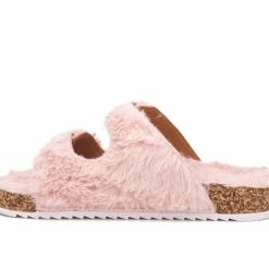 Girls' Olivia Miller Little Kid & Big Kid Cloud Lounge Fuzzy Footbed Sandals -Puma-shop 3 1232