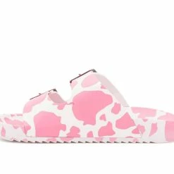 Girls' Olivia Miller Little Kid & Big Kid Moo Pink Footbed Sandals -Puma-shop 3 1281