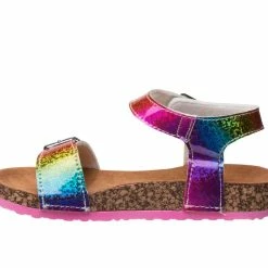 Girls' Kensie Girl Toddler Double Buckle Rainbow Sandals -Puma-shop 3 1394