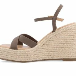 Women's Journee Collection Raniya Espadrille Wedge Sandals -Puma-shop 3 467