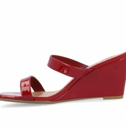 Women's Journee Collection Clover Wedge Sandals -Puma-shop 3 483