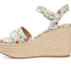 Women's Journee Collection Pearrl Espadrille Wedge Sandals -Puma-shop 3 655