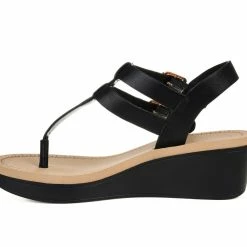 Women's Journee Collection Bianca Wedge Sandals -Puma-shop 3 696