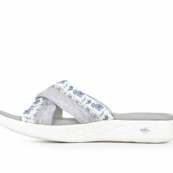 Women's Skechers Go Go Blooms 140038 Arch Fit Sandals -Puma-shop 3 768