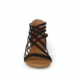 Women's Journee Collection Hanni Wide Sandals -Puma-shop 4 1036