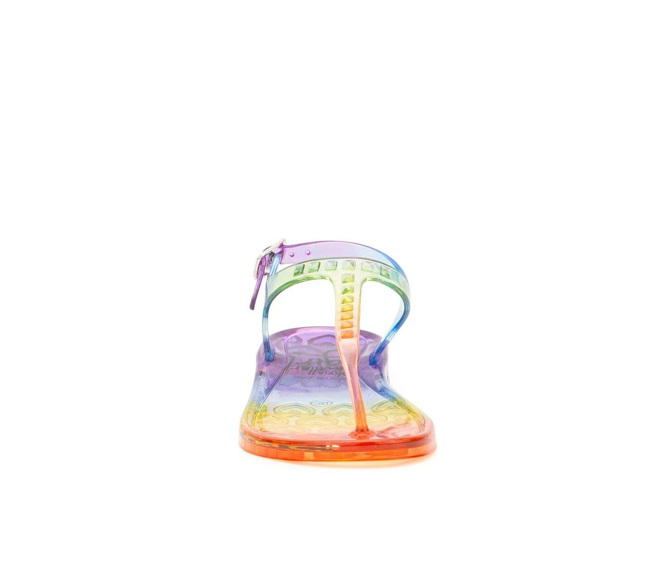 Girls' Olivia Miller Little Kid & Big Kid Tri-Color Jelly Sandals 7 Girls' Olivia Miller Little Kid & Big Kid Tri-Color Jelly Sandals - Image 5