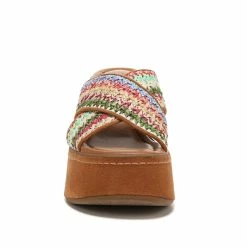 Women's Zodiac Nessa-Raffia Wedge Platform Sandals -Puma-shop 4 540