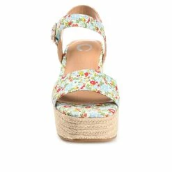 Women's Journee Collection Pearrl Espadrille Wedge Sandals -Puma-shop 4 651