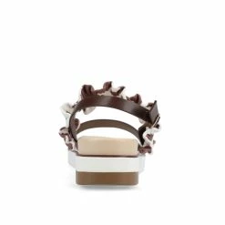 Women's Journee Collection Riya Low Wedge Sandals -Puma-shop 5 230